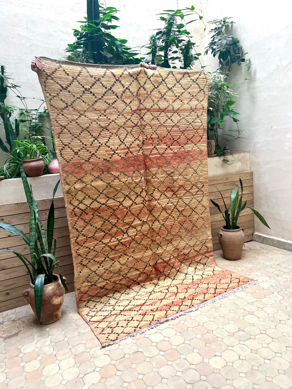 Moroccan Vintage Boujaad Rug 305x150cm