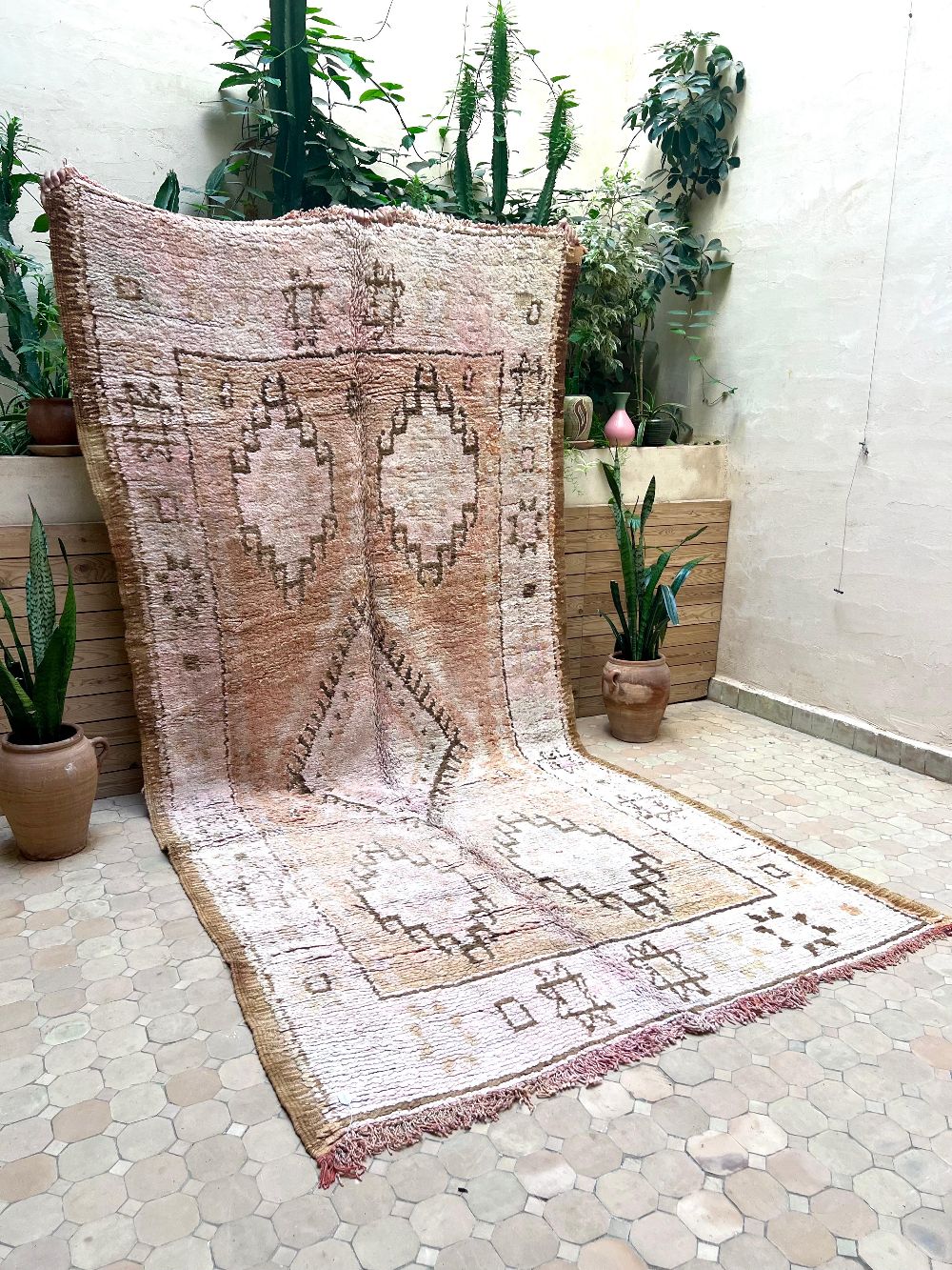 Moroccan Vintage Boujaad Rug 340x160cm