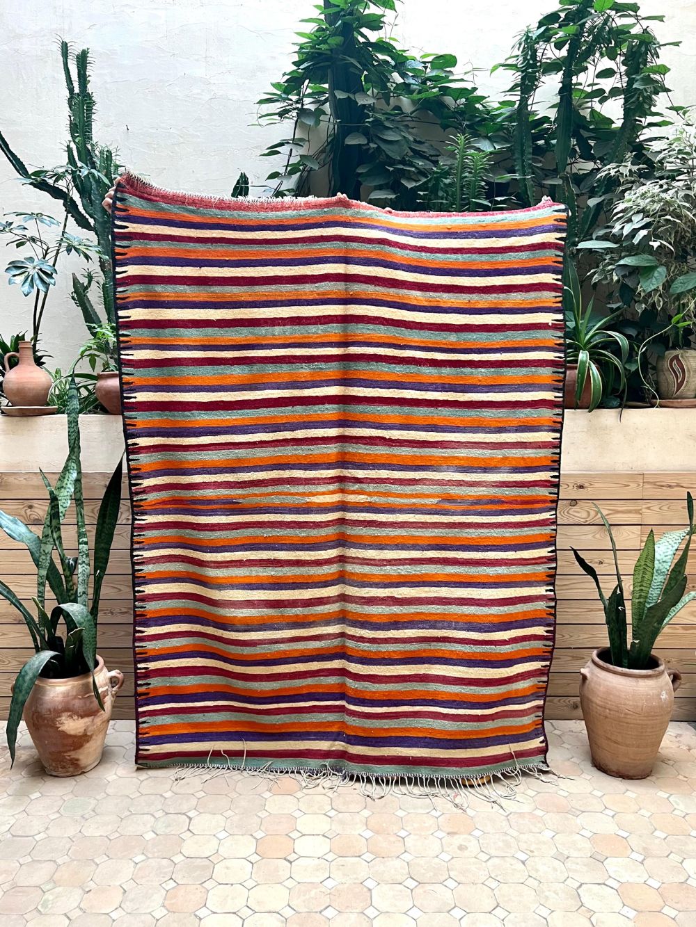 Moroccan Flatweave Rug 170x140cm