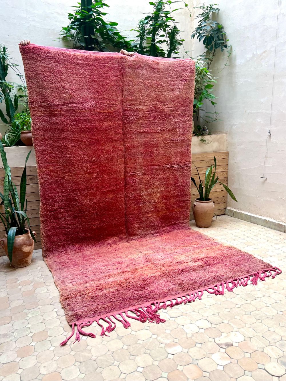 Moroccan Vintage Monochrome Rug 320x180cm