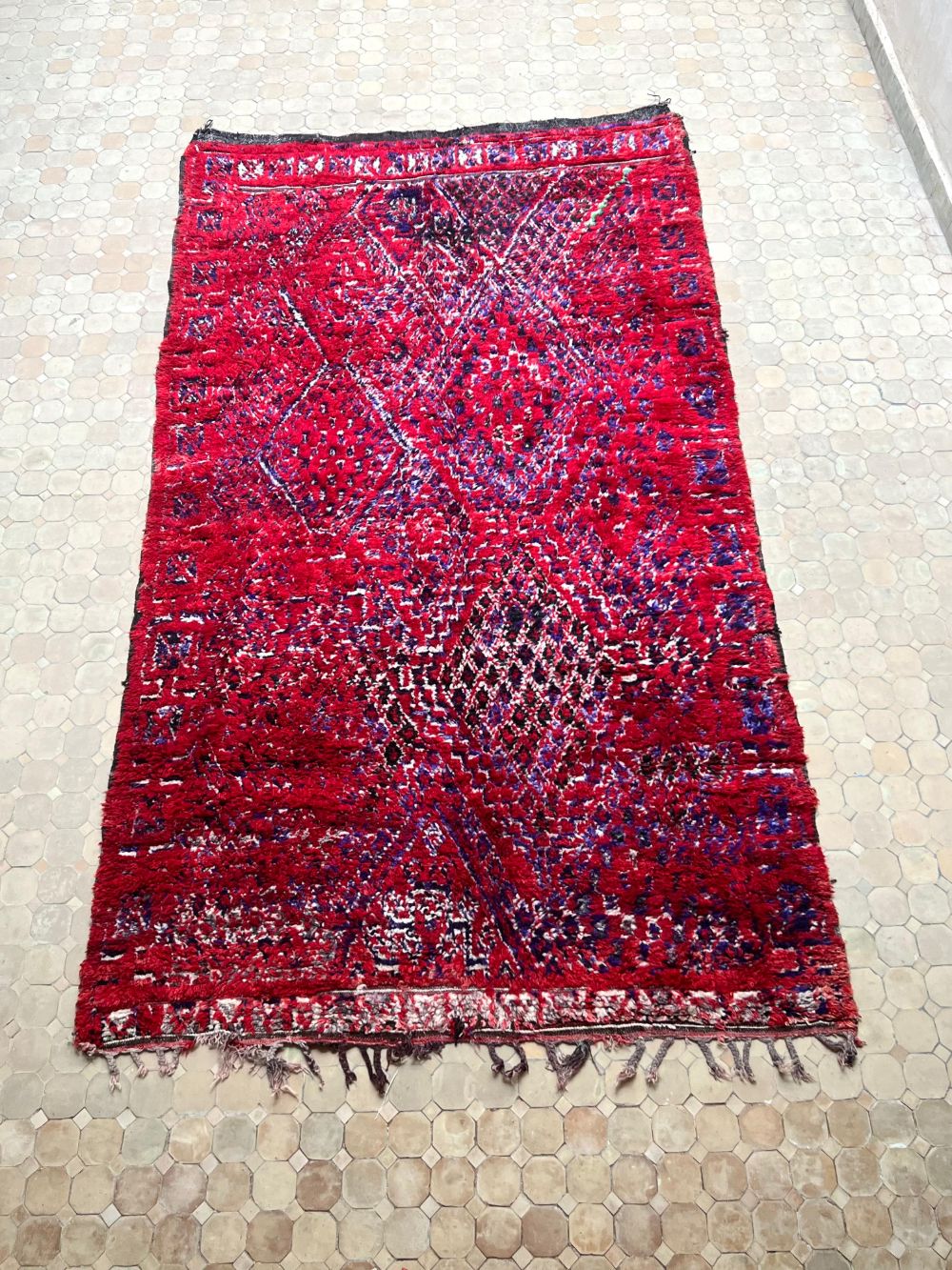 Moroccan Vintage Zayane Rug 335x190cm