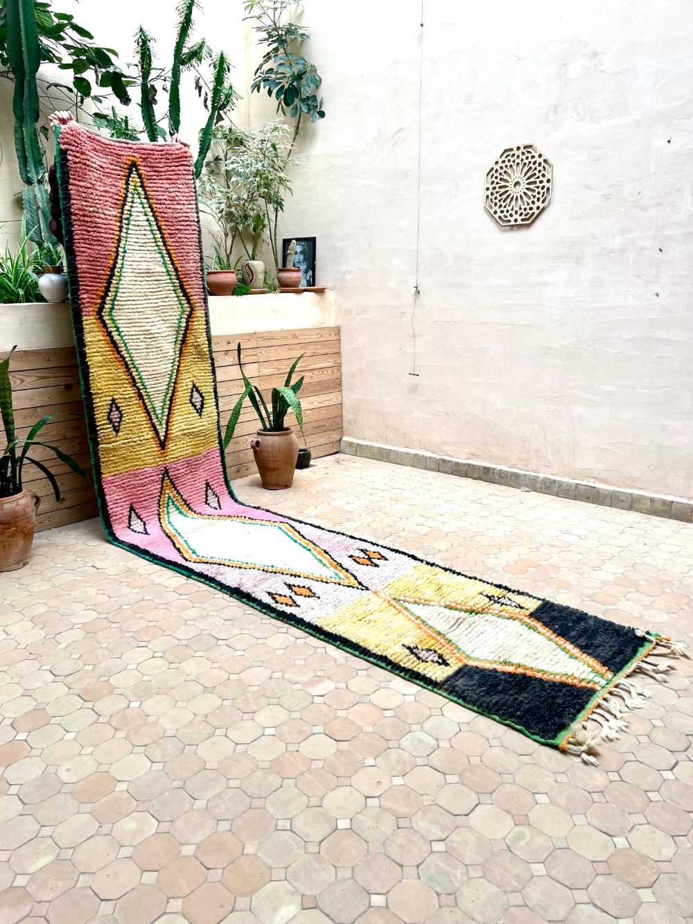 Moroccan Boujaad Runner 410x75cm