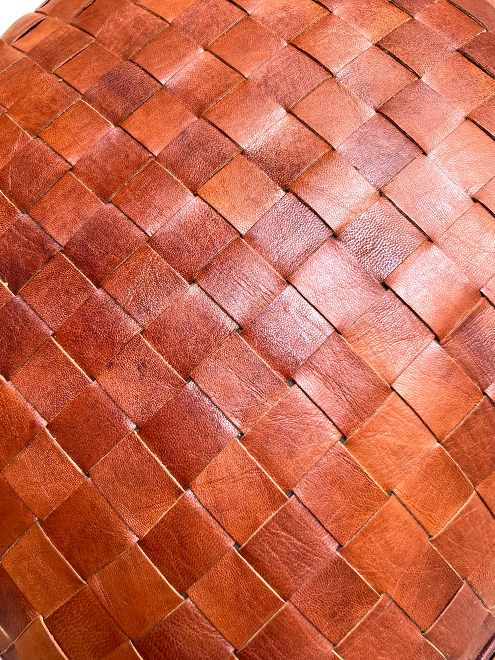 Leather Pouf Tuohi - Small