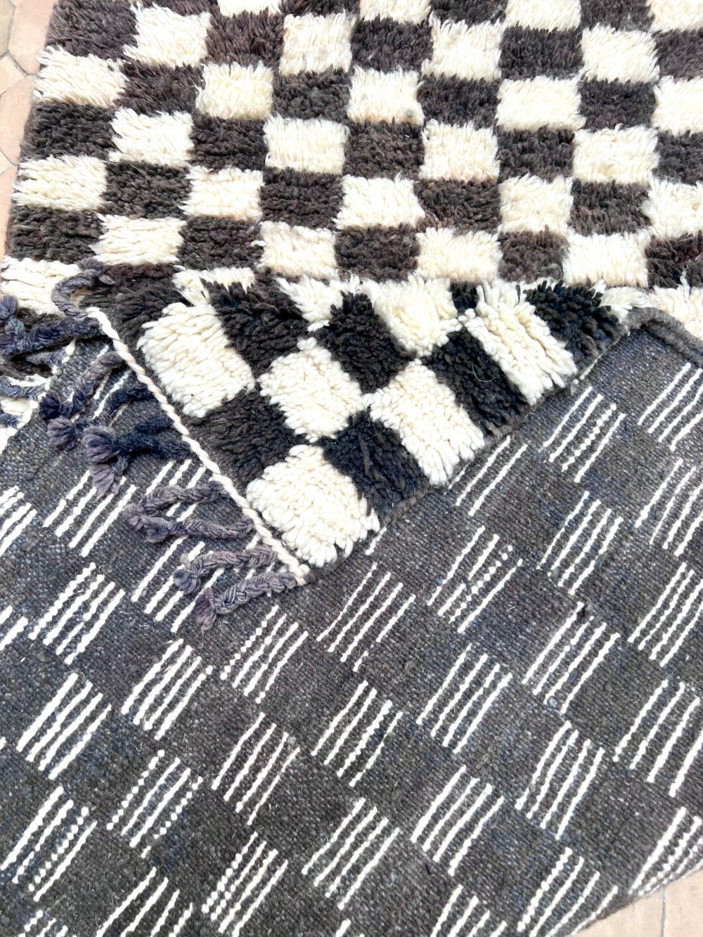 Moroccan Checkered Rug 150x100cm