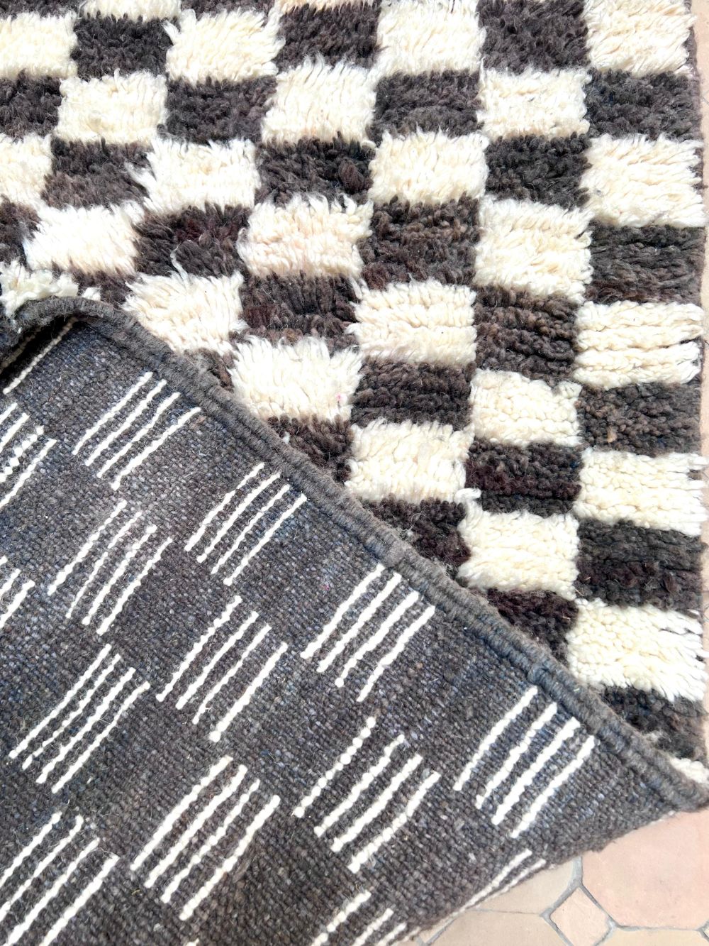 Moroccan Checkered Rug 150x100cm