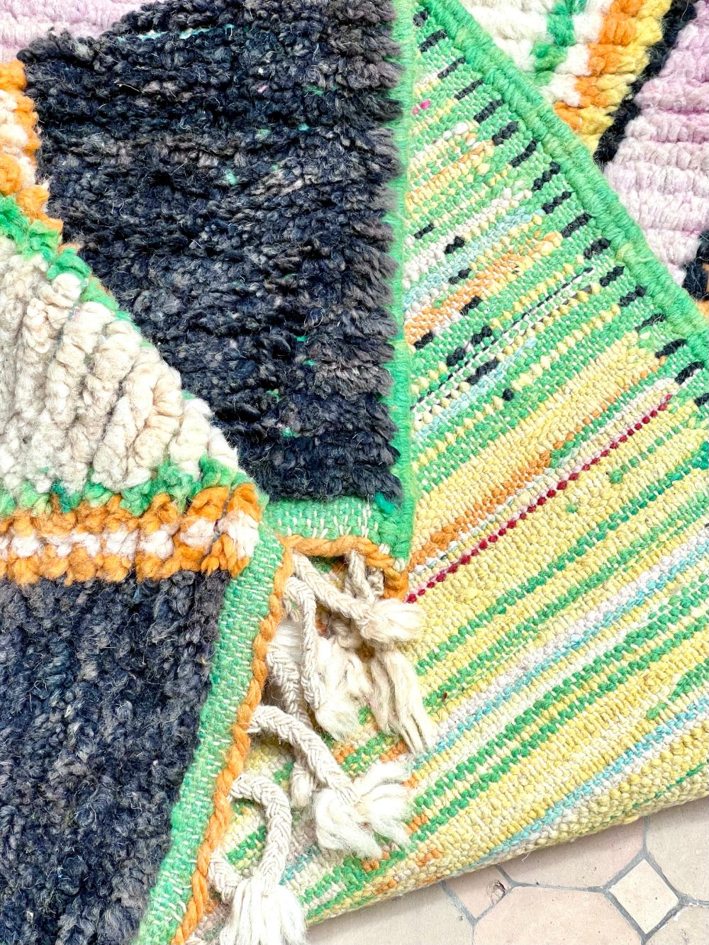 Moroccan Boujaad Runner 410x75cm