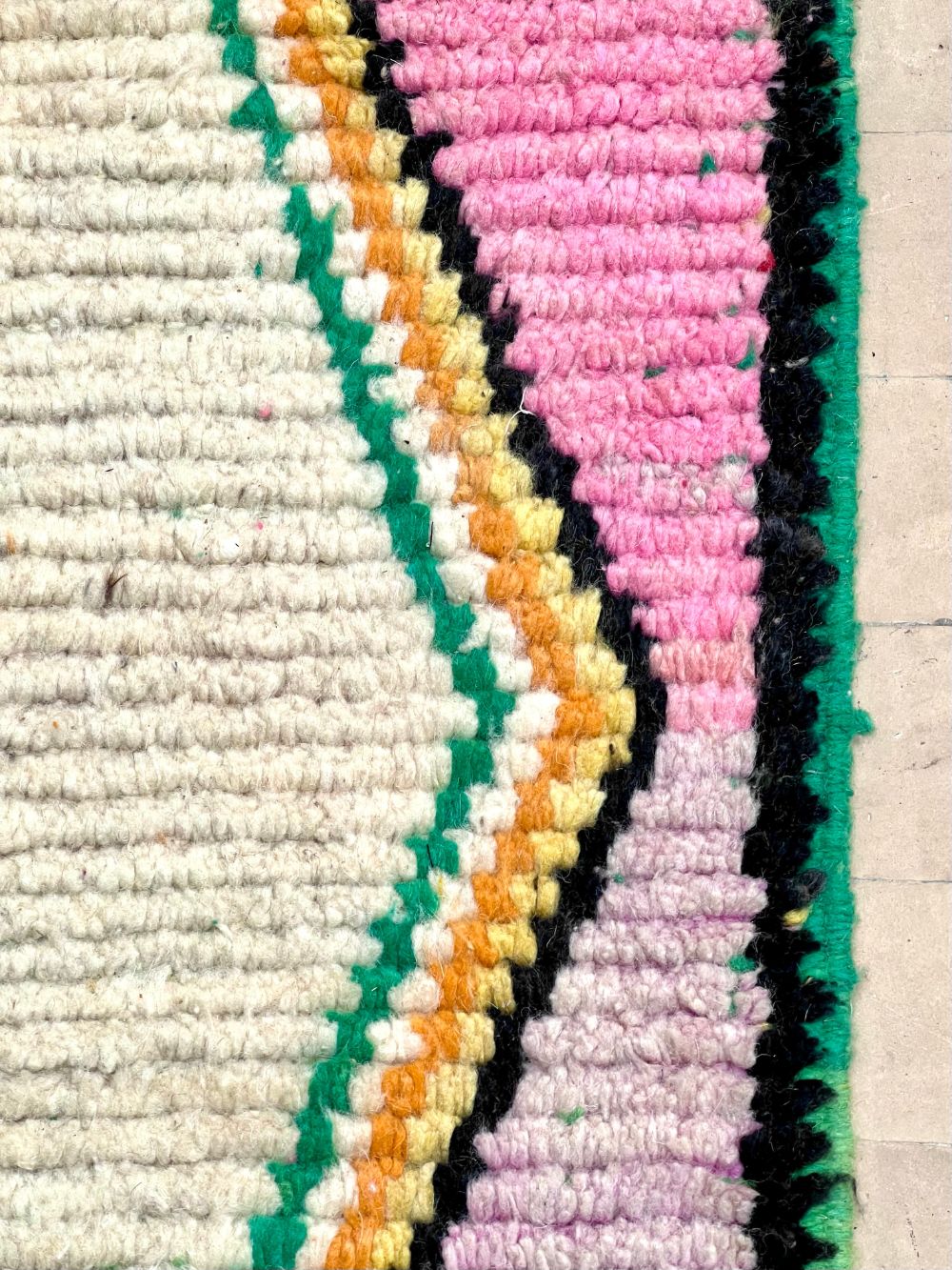 Moroccan Boujaad Runner 410x75cm