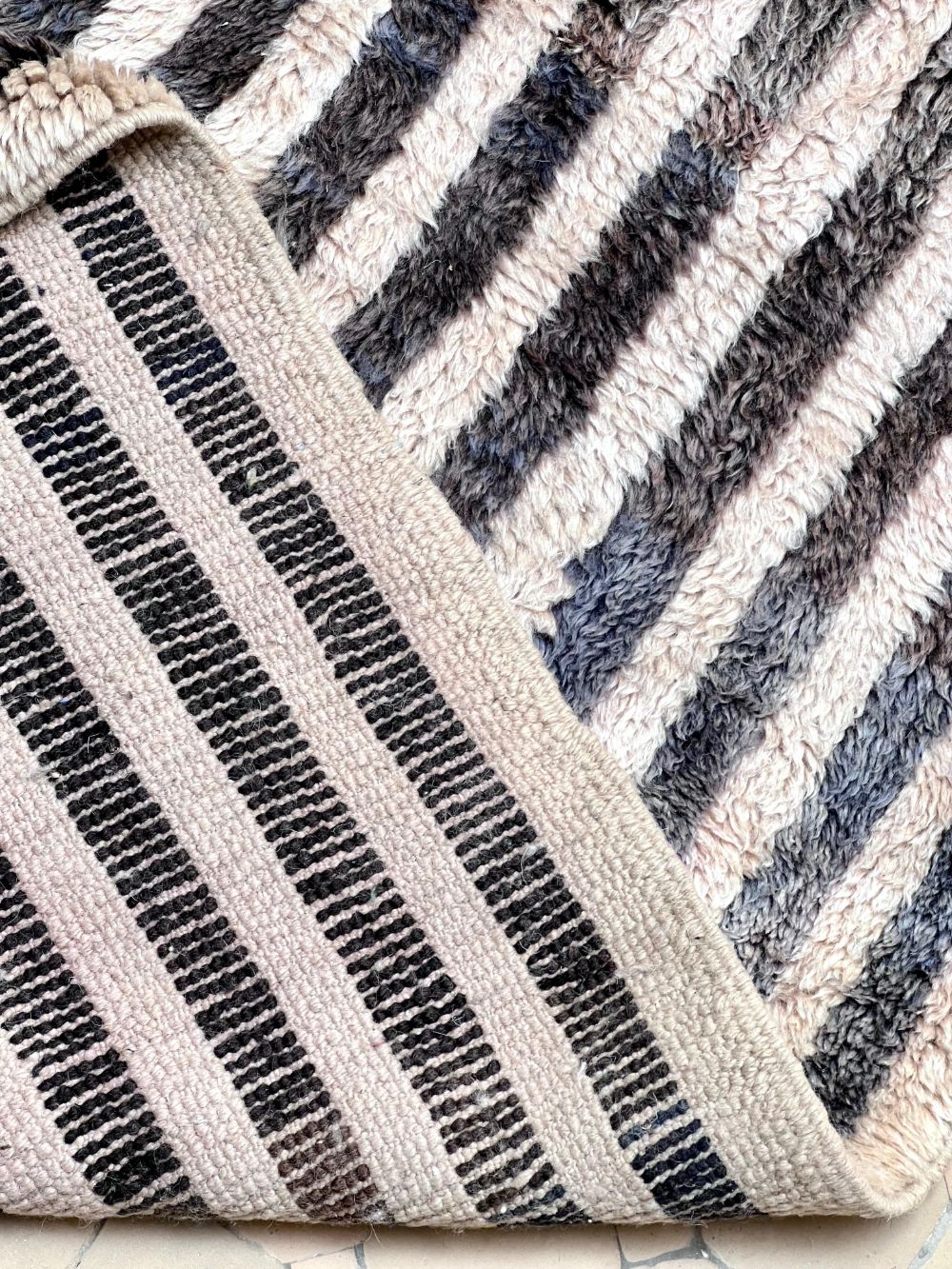 Moroccan Mrirt Runner Rug 410x95cm