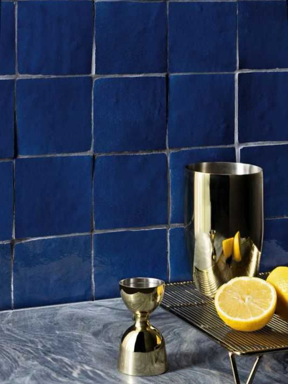 Moroccan Zellige Tiles: blue