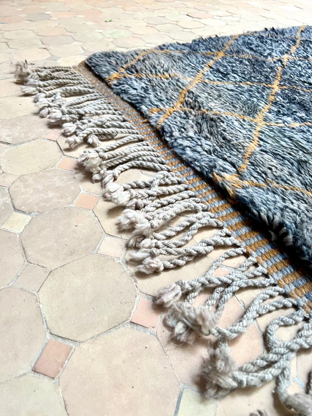 Moroccan Black Panther Rug 310x255cm