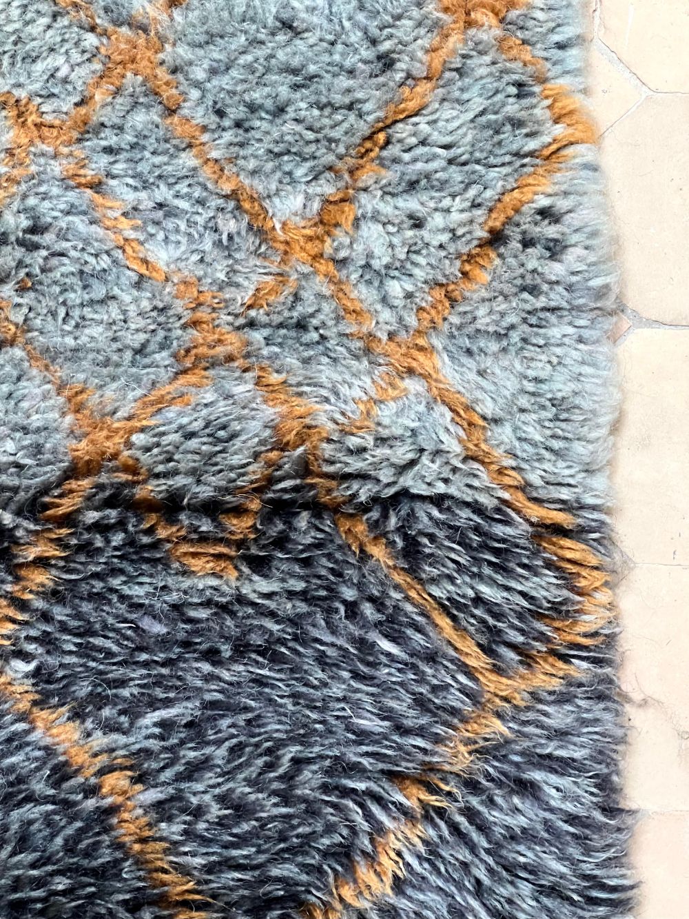 Moroccan Black Panther Rug 310x255cm