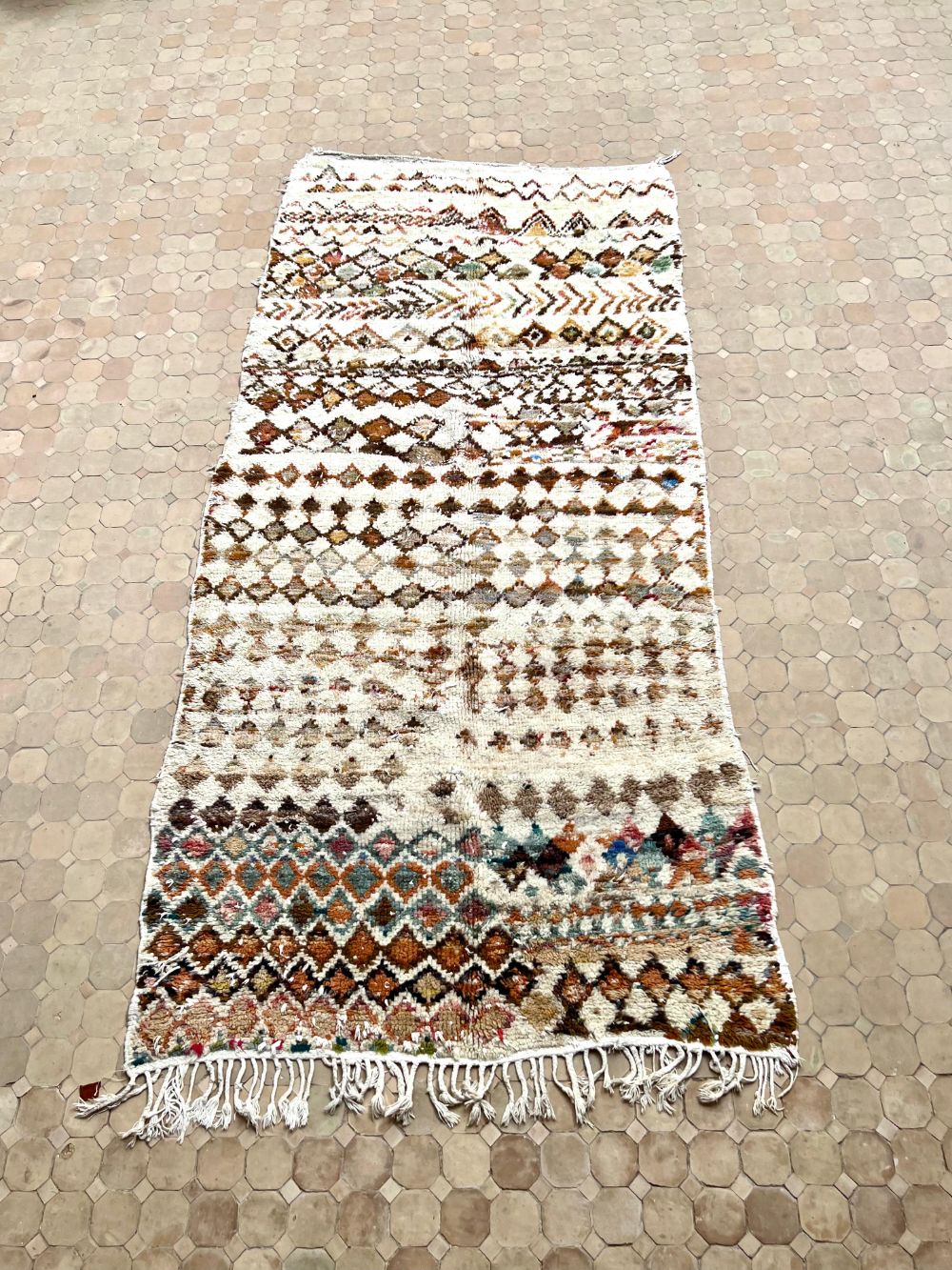 Marokkolainen vintage Azilal-matto 300x145cm