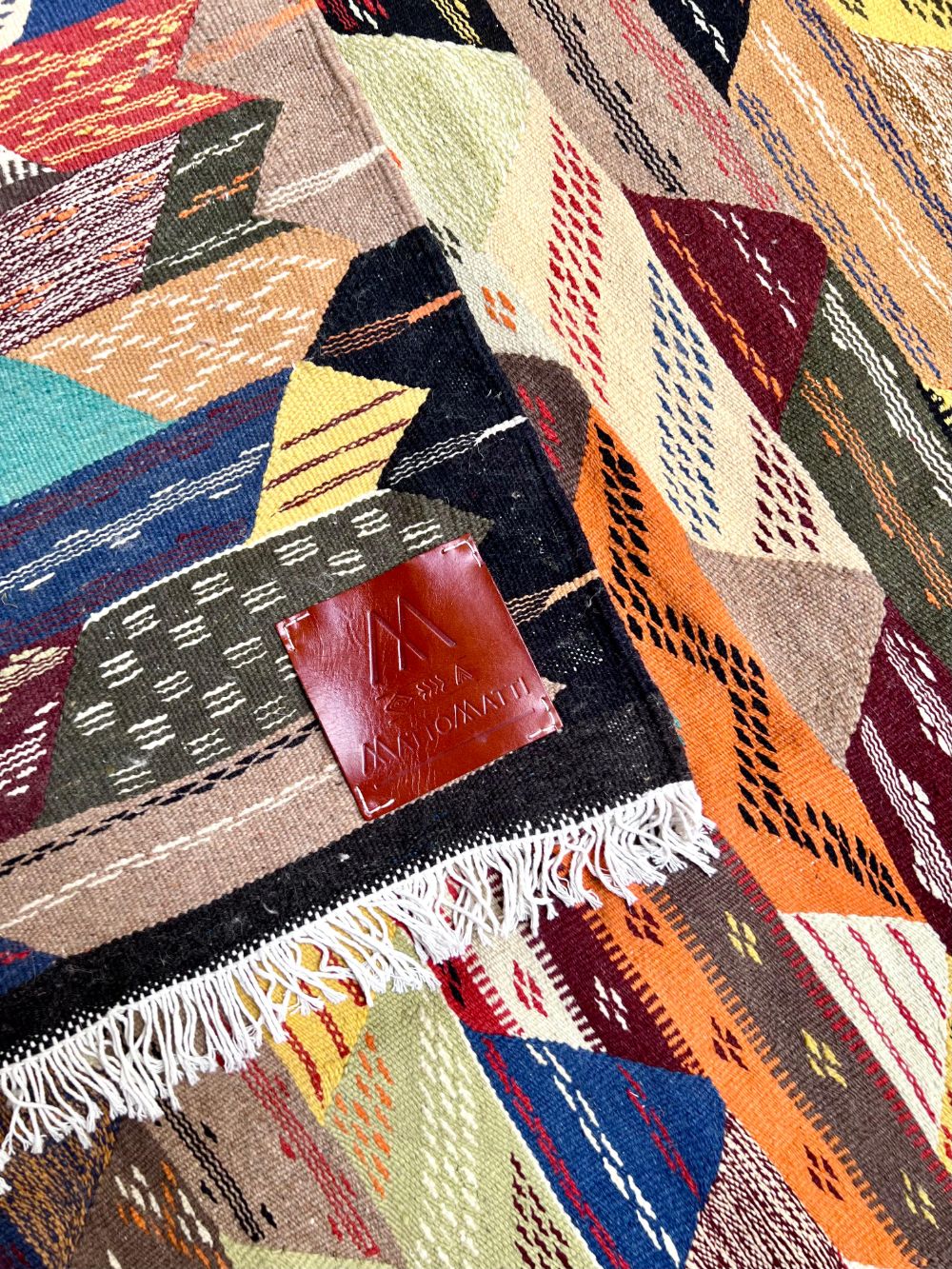 Marokkolainen nukaton matto 305x195cm