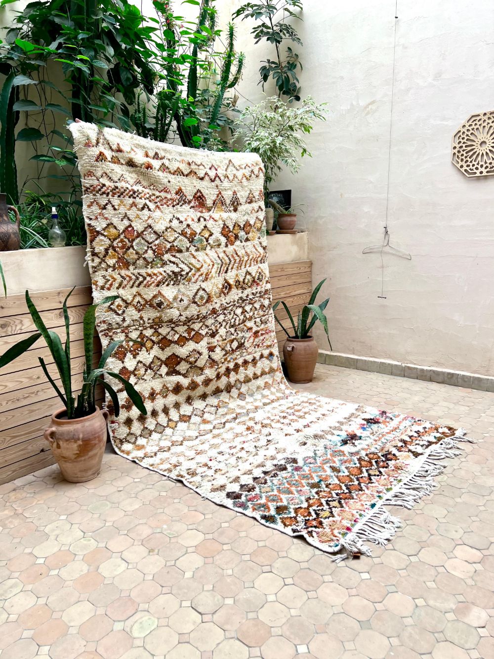 Marokkolainen vintage Azilal-matto 300x145cm