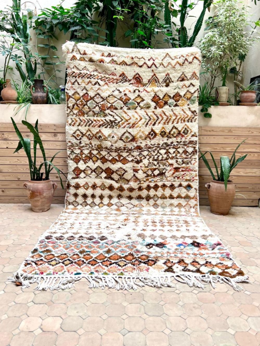 Marokkolainen vintage Azilal-matto 300x145cm