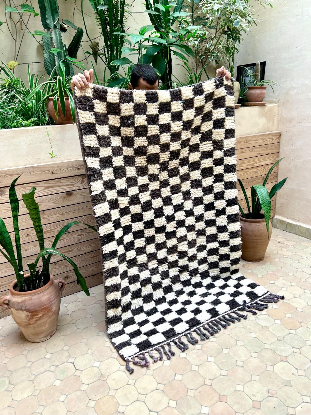 Moroccan Checkered Rug 150x100cm