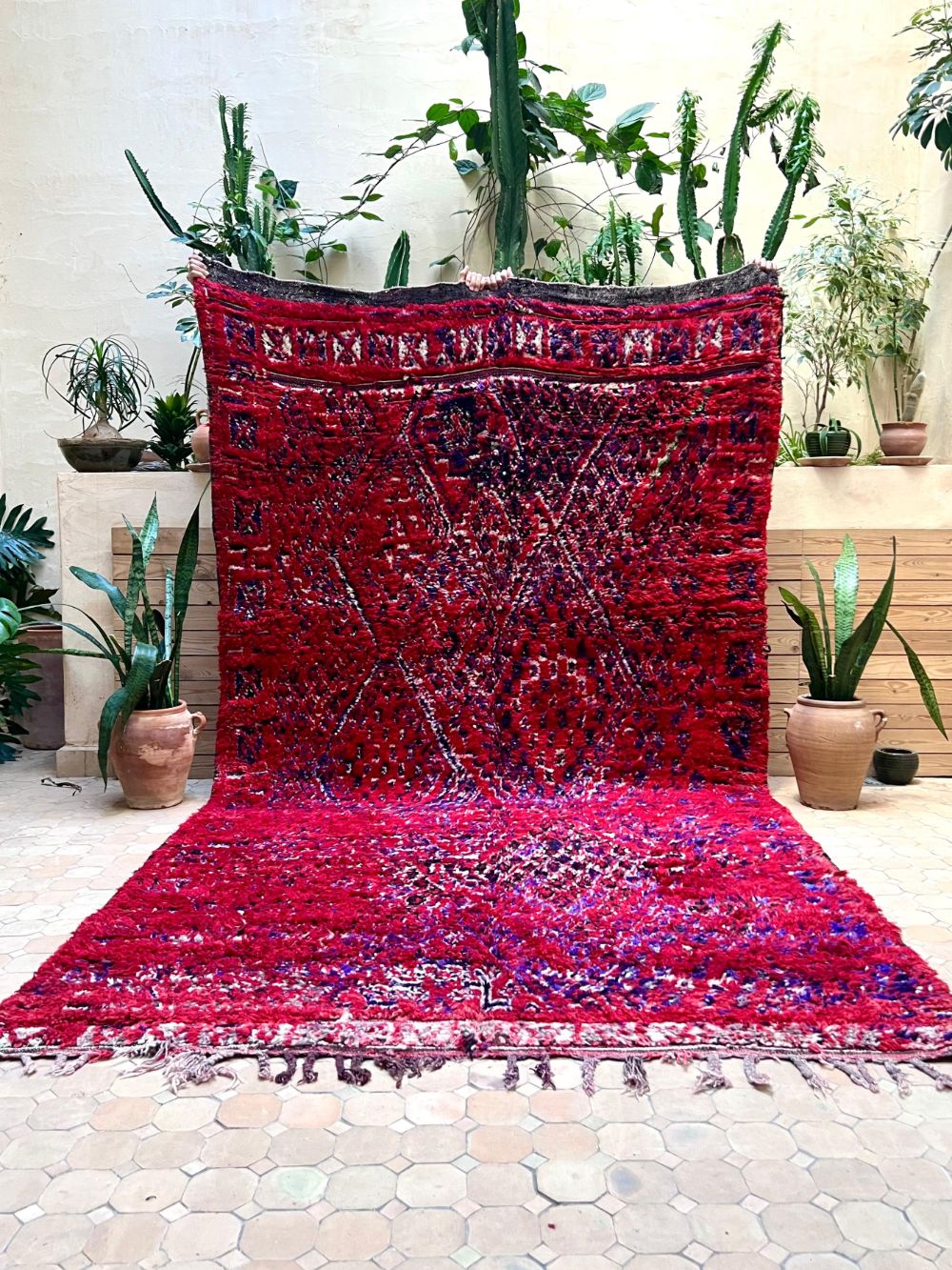 Moroccan Vintage Zayane Rug 335x190cm
