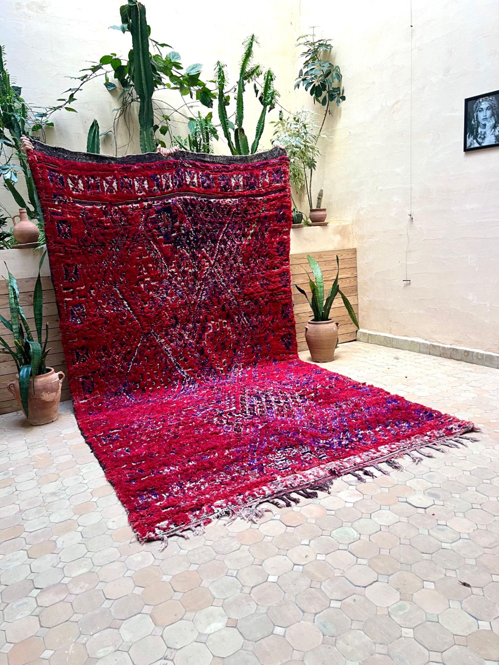 Moroccan Vintage Zayane Rug 335x190cm