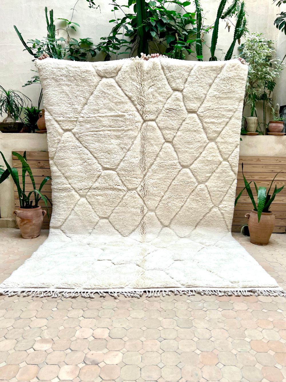 Moroccan Mrirt Rug Polar Bear 300x200cm