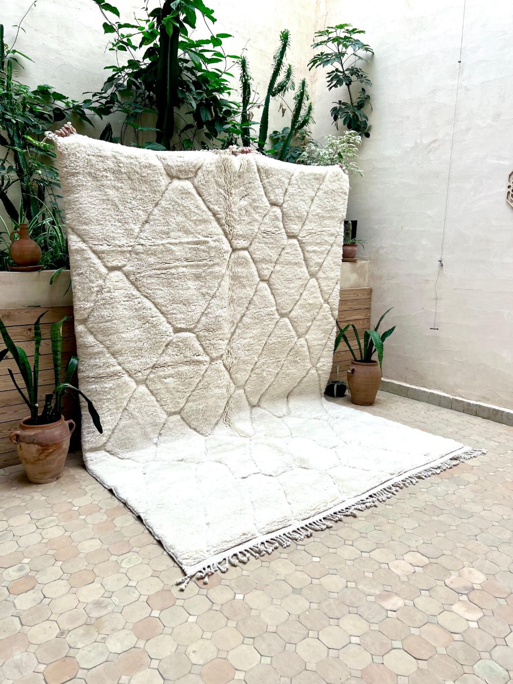 Moroccan Mrirt Rug Polar Bear 300x200cm