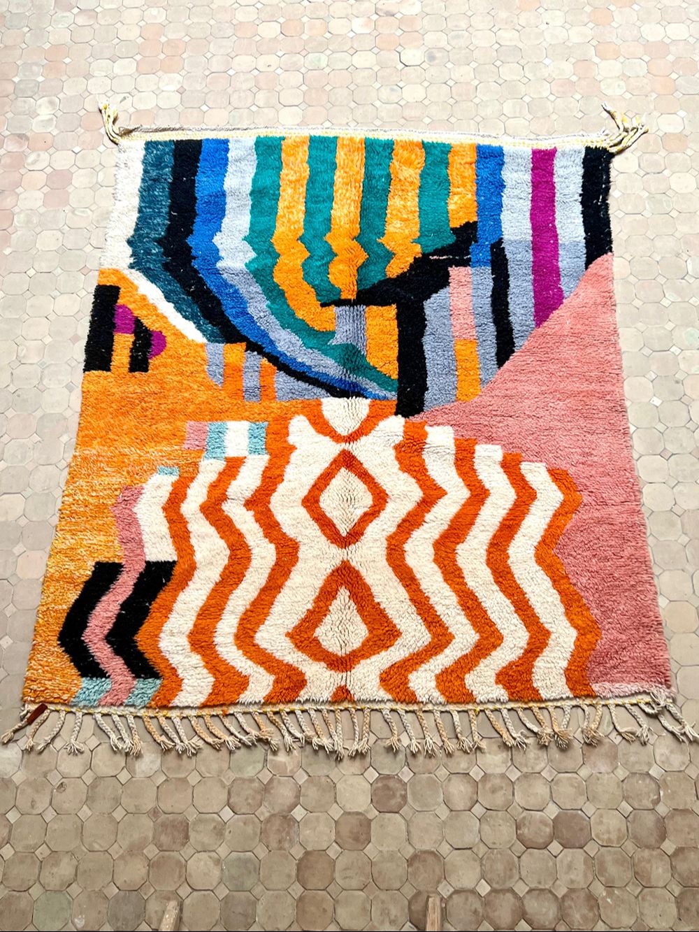 Moroccan Sun Rug 220x180cm