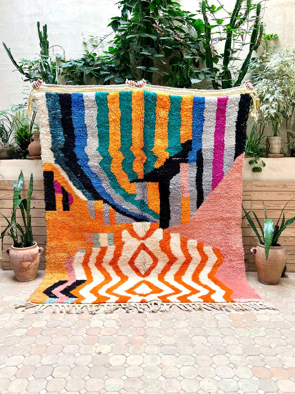 Moroccan Sun Rug 220x180cm