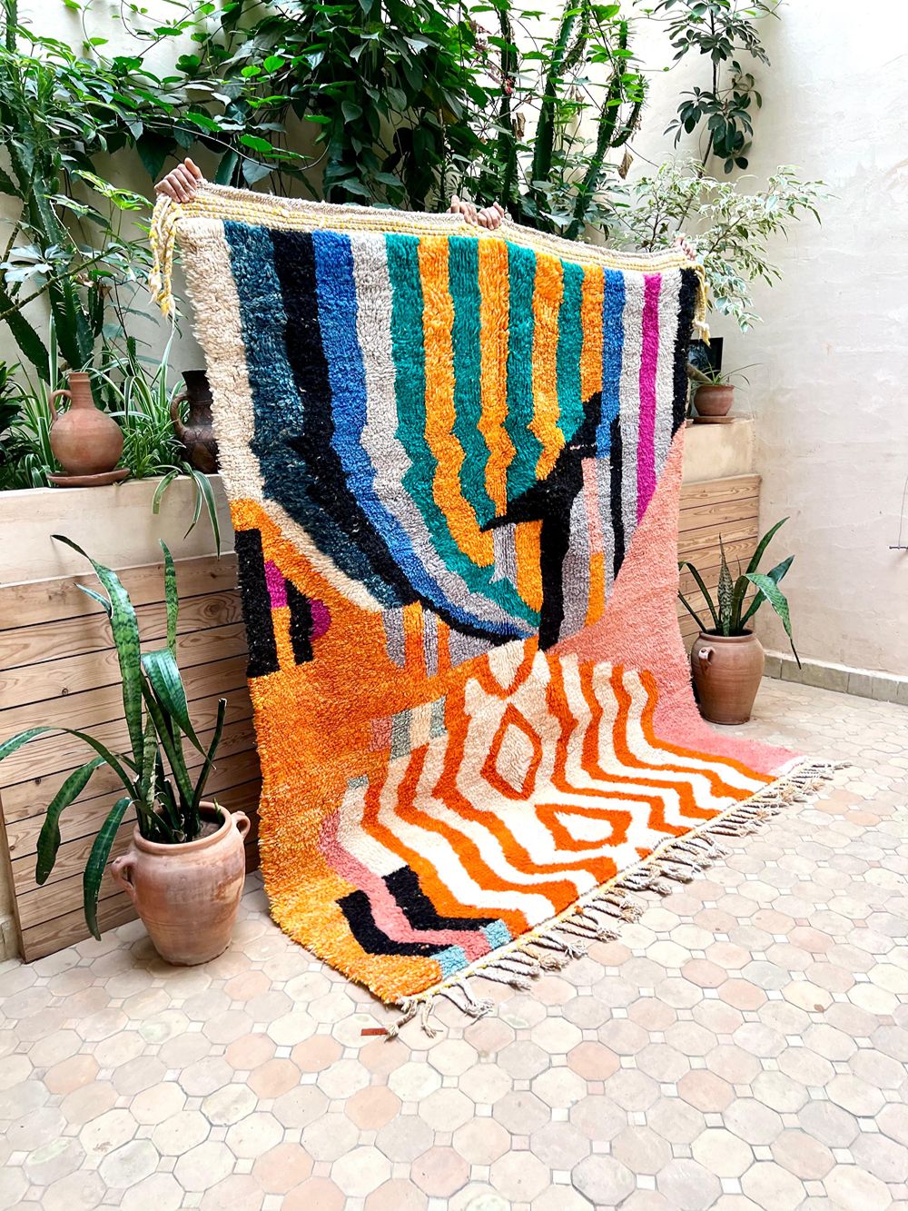 Moroccan Sun Rug 220x180cm