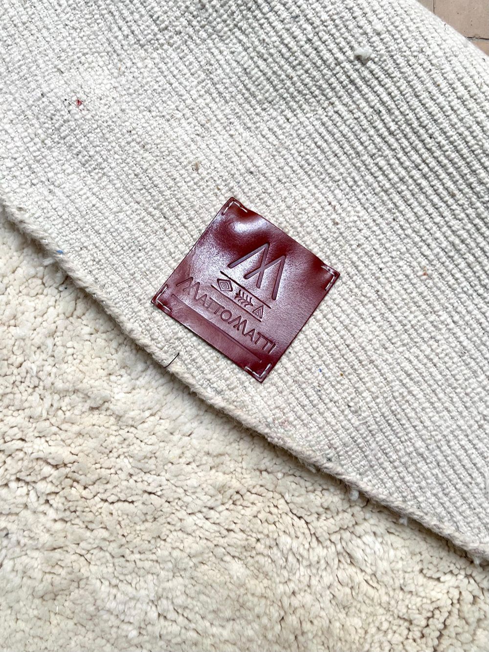 Marokkolainen valkoinen matto 205cm