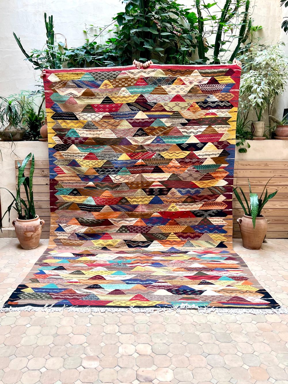 Moroccan Flatweave Rug 305x195cm