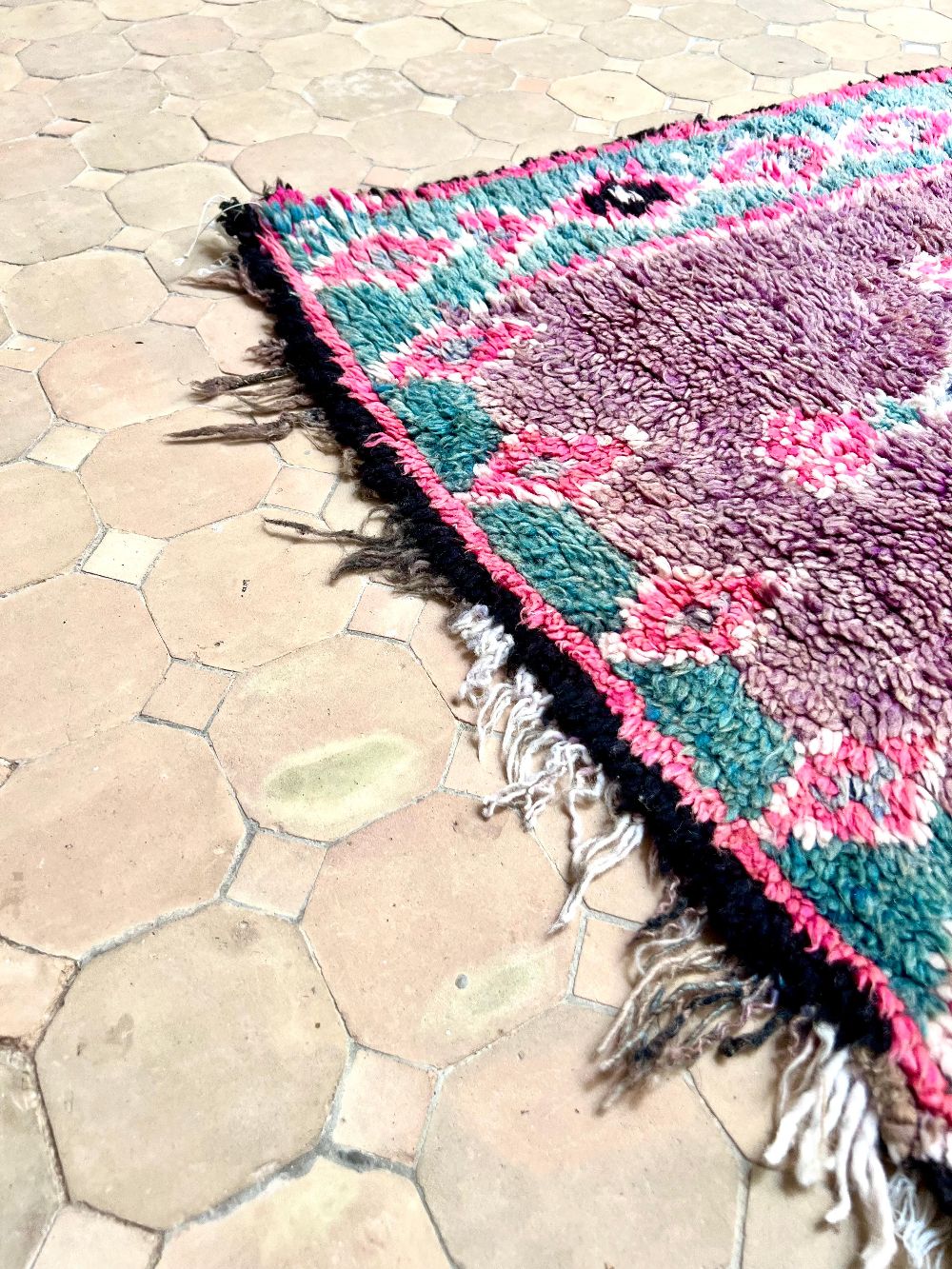 Moroccan Vintage Boujaad Rug 185x70cm