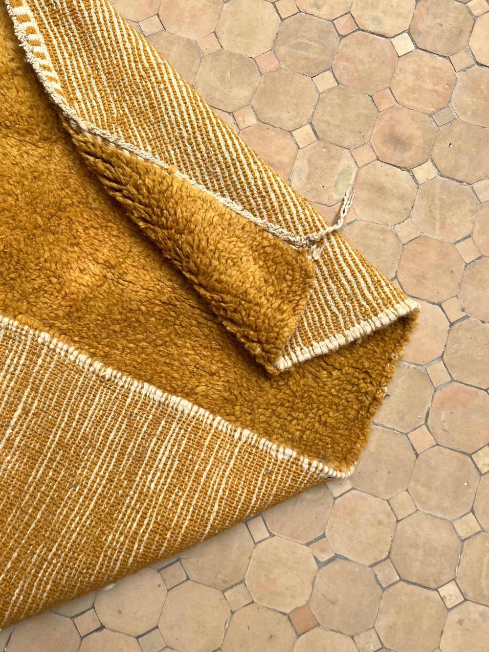 Moroccan Ochre rug 200x175cm