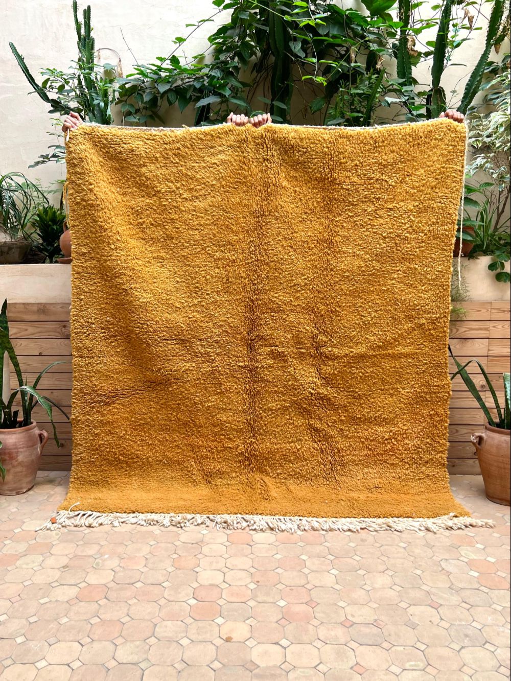 Moroccan Ochre rug 200x175cm