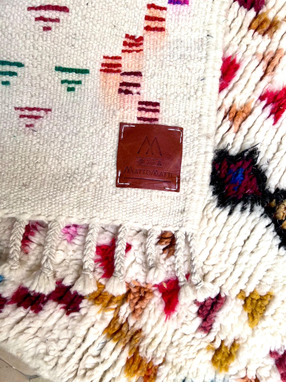 Marokkolainen Azilal-matto 110x65cm