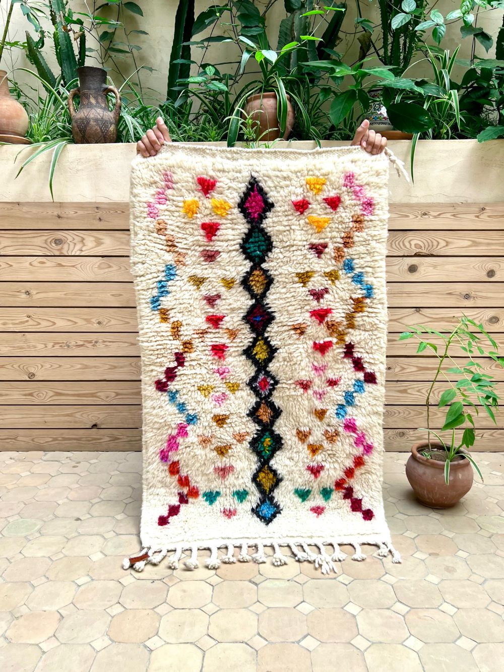 Moroccan Azilal Rug 110x65cm