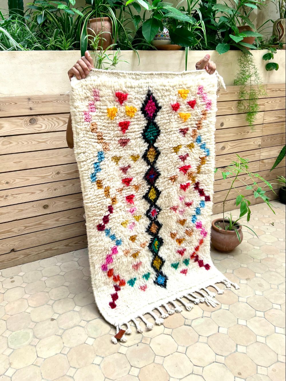 Marokkolainen Azilal-matto 110x65cm