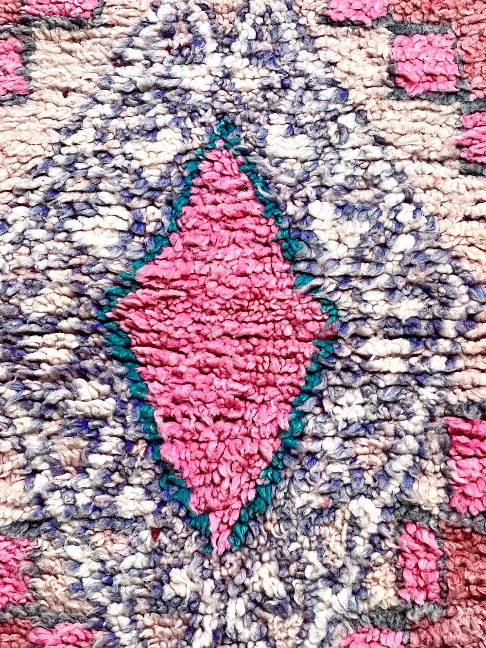 Marokkolainen vintage Boujaad käytävämatto 355x125cm