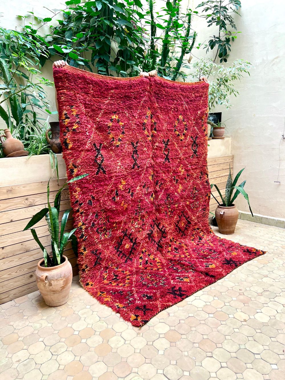 Moroccan Vintage Boujaad Rug 235x175cm