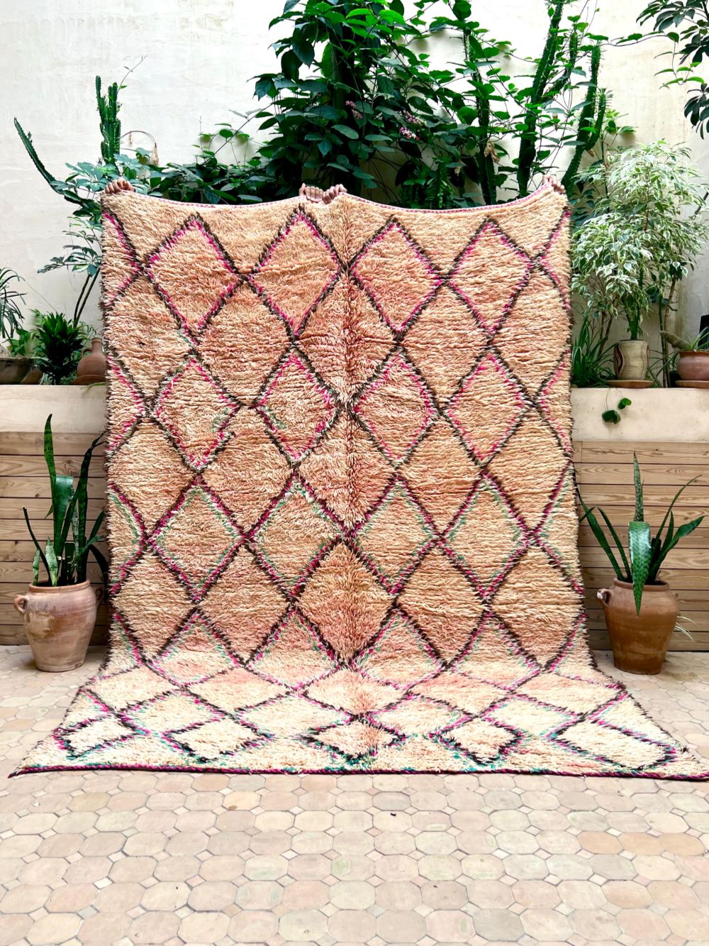 Marokkolainen vintage Boujaad matto 265x190cm