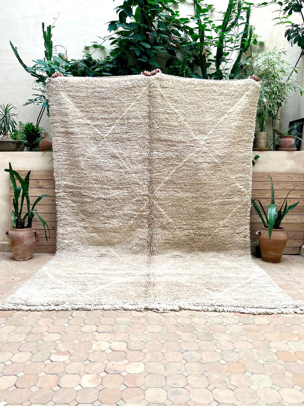 Moroccan Grey Bear Rug 300×200cm