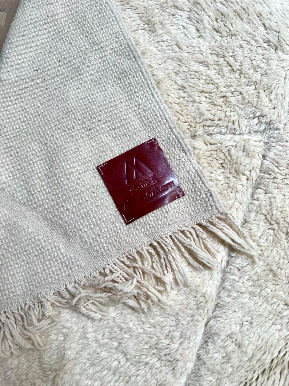 Moroccan All White Rug 300x200cm