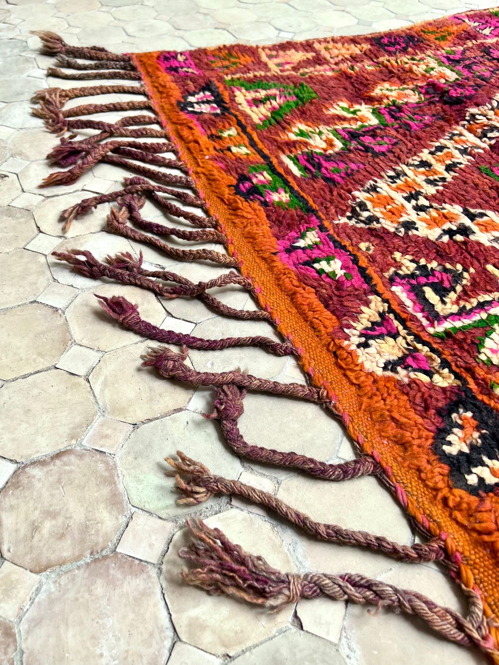 Moroccan Vintage Boujaad Rug 360x195cm
