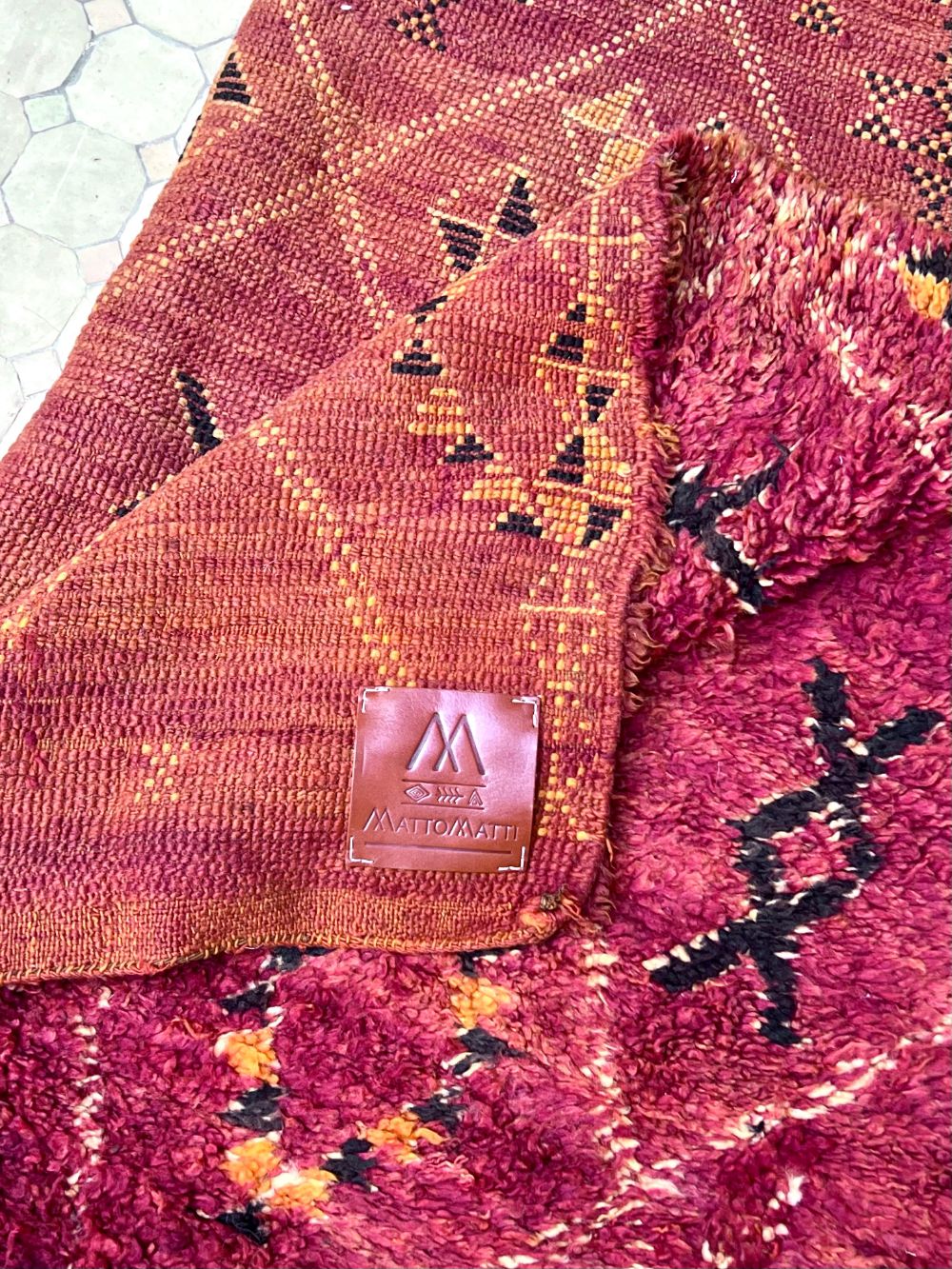 Moroccan Vintage Boujaad Rug 235x175cm