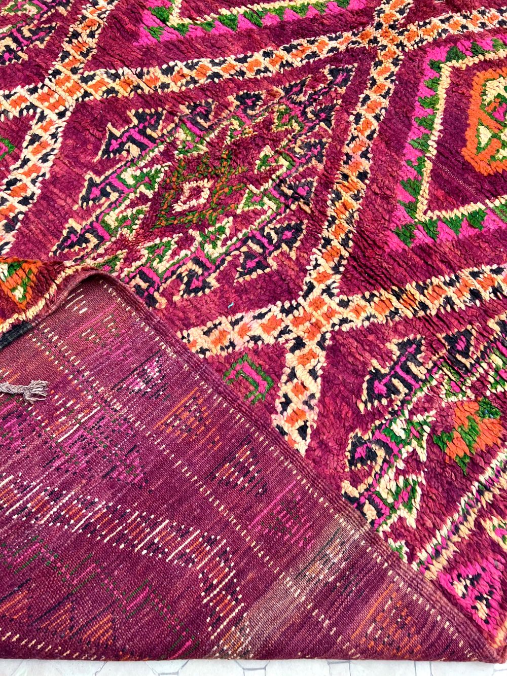 Moroccan Vintage Boujaad Rug 235x175cm