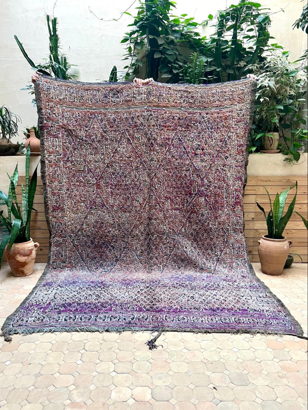 Marokkolainen vintage Zayane matto 280x195cm