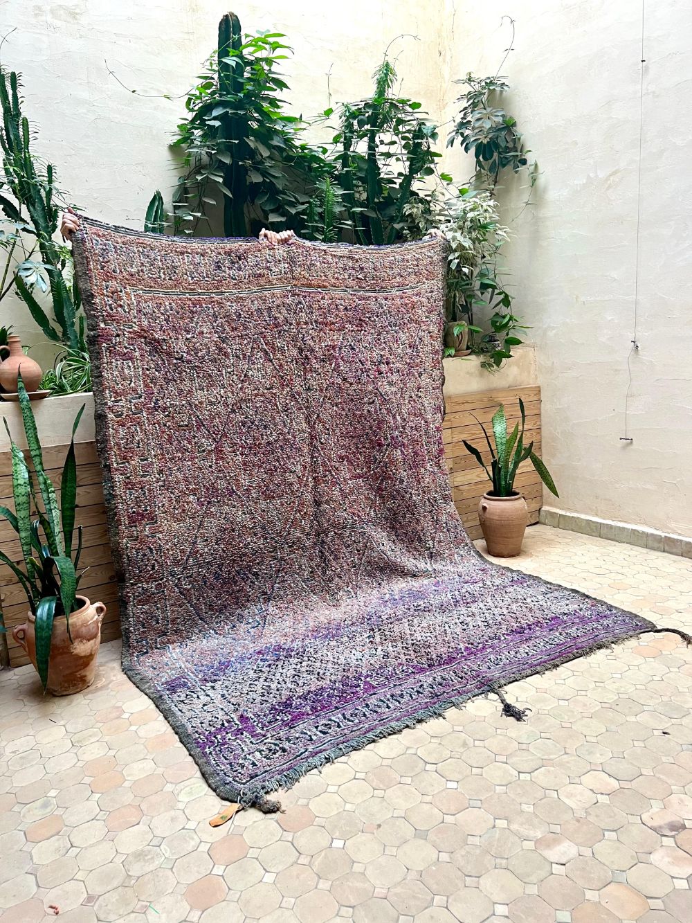 Marokkolainen vintage Zayane matto 280x195cm