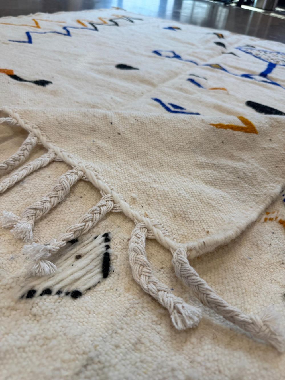 Marokkolainen nukaton matto 220x170cm