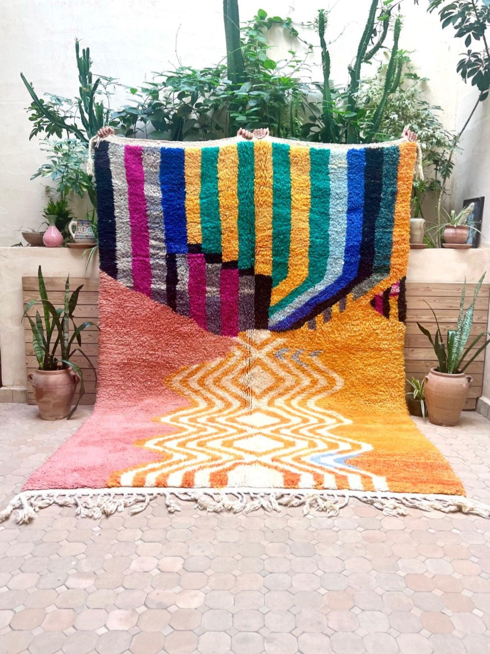 Marokkolainen Aurinko-matto 295x210cm