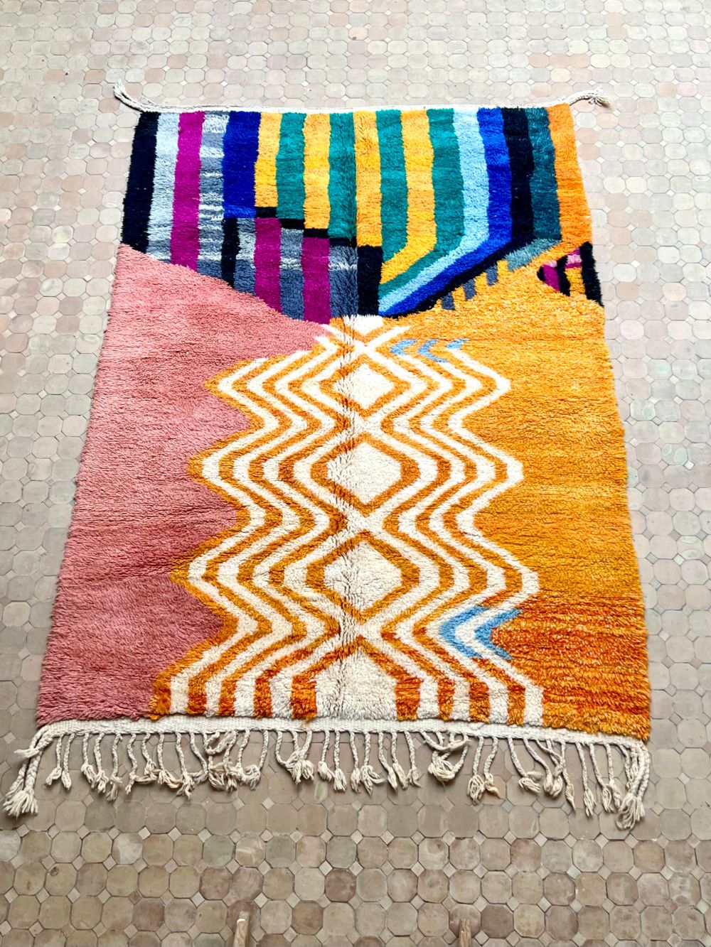 Marokkolainen Aurinko-matto 295x210cm