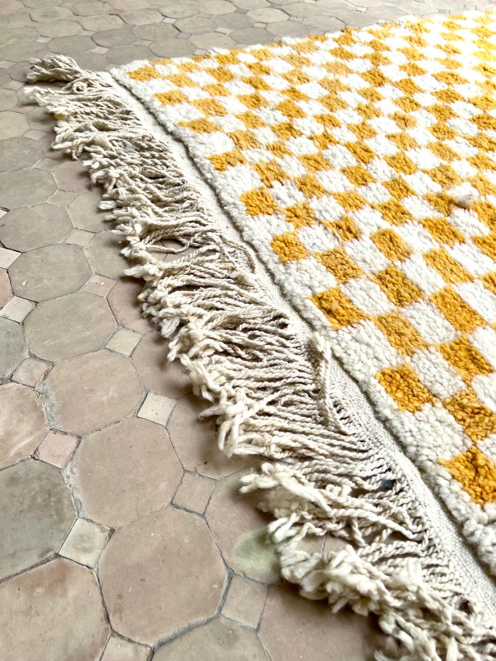 Moroccan Checkered Rug 305x195cm