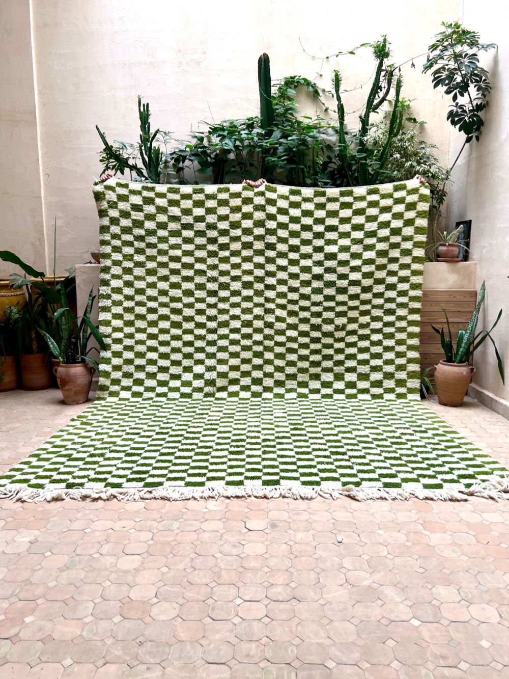 Marokkolainen ruudullinen matto 350x260cm